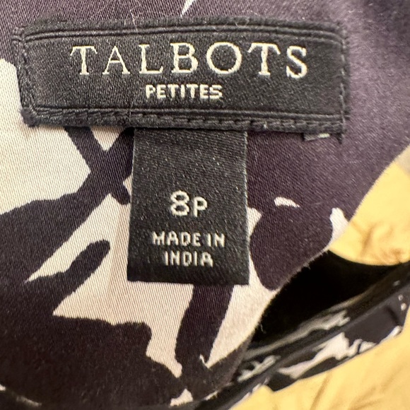 Talbots Black and White Dress - Picture 4 of 6